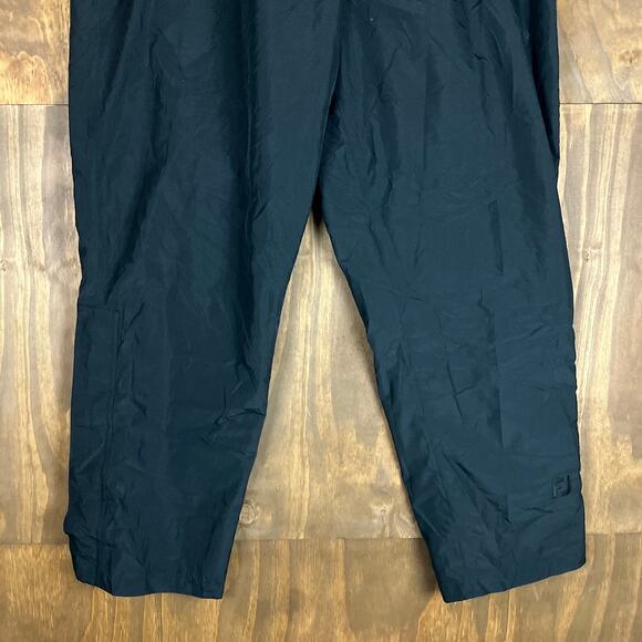 Dryjoys by FootJoys Mens Pants Black Rain Windbreaker Lined Pull On XL - Picture 3 of 13